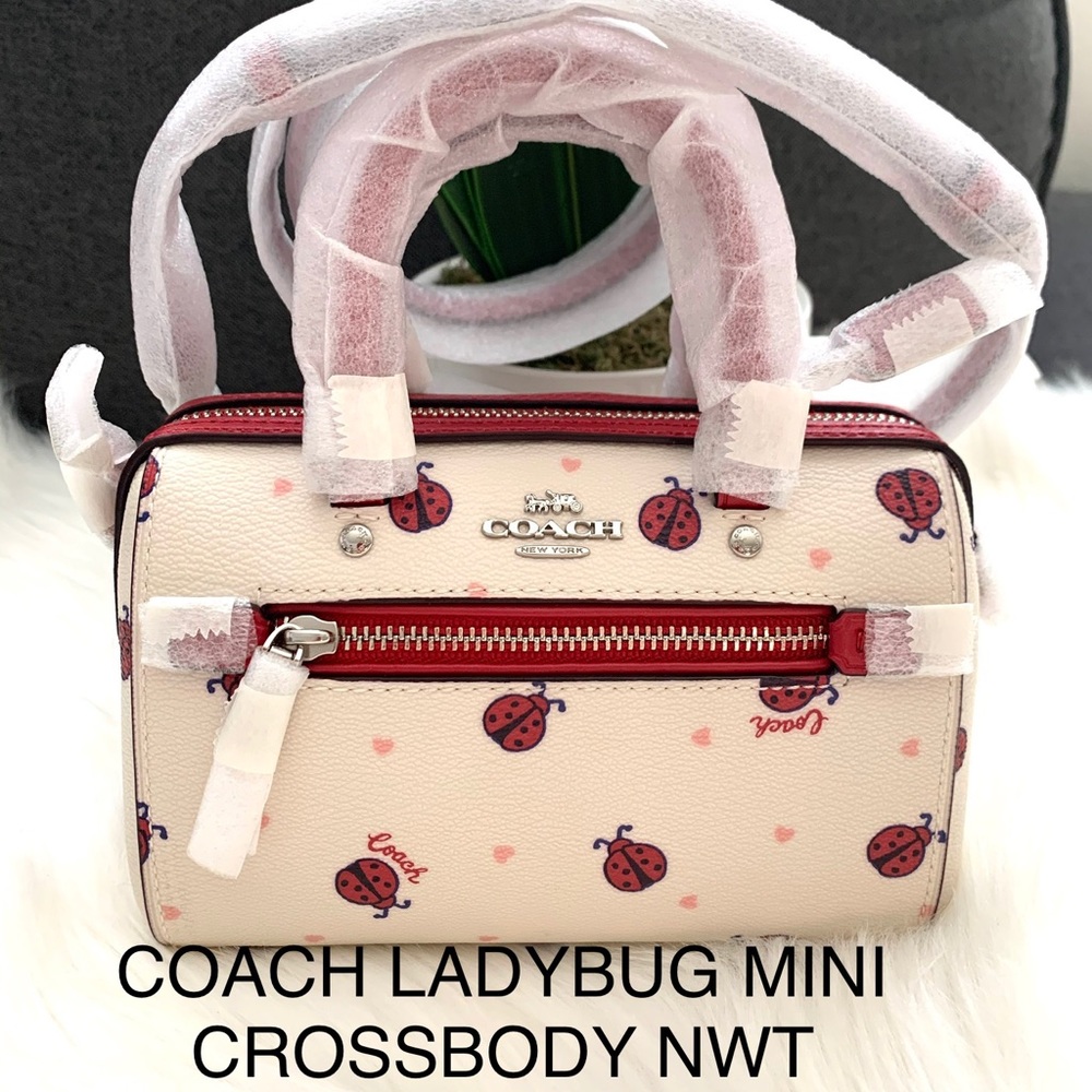 COACH LADYBUG MINI CROSSBODY NWT